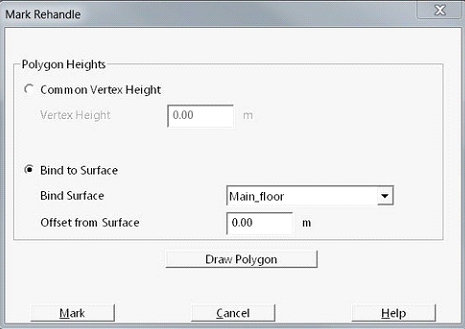 Mark Rehandle settings used four example operation